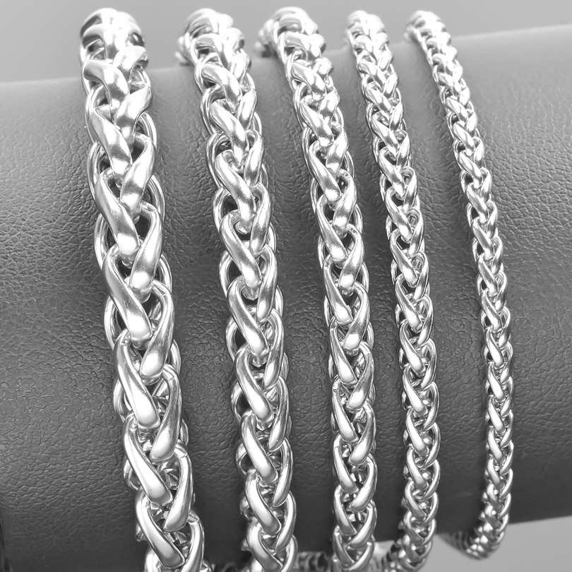 Width 3/4/5/6/7mm Stainless St - огляд і ціна Men Accessories Neck Chain