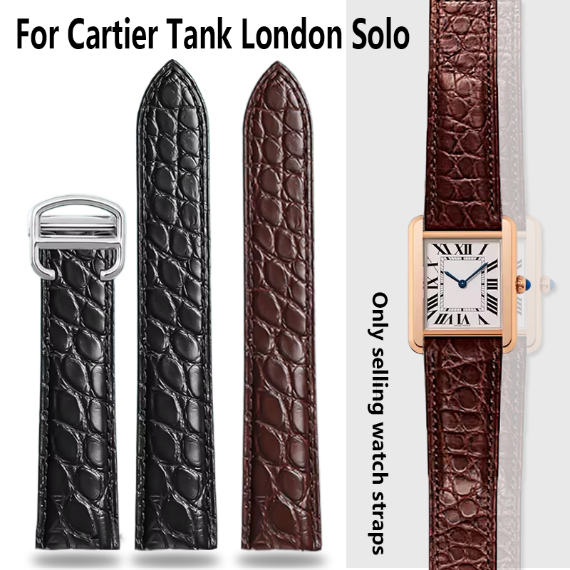 Crocodile Watchband 16 18 20 2 - огляд і ціна Men'S Accessories Cartier