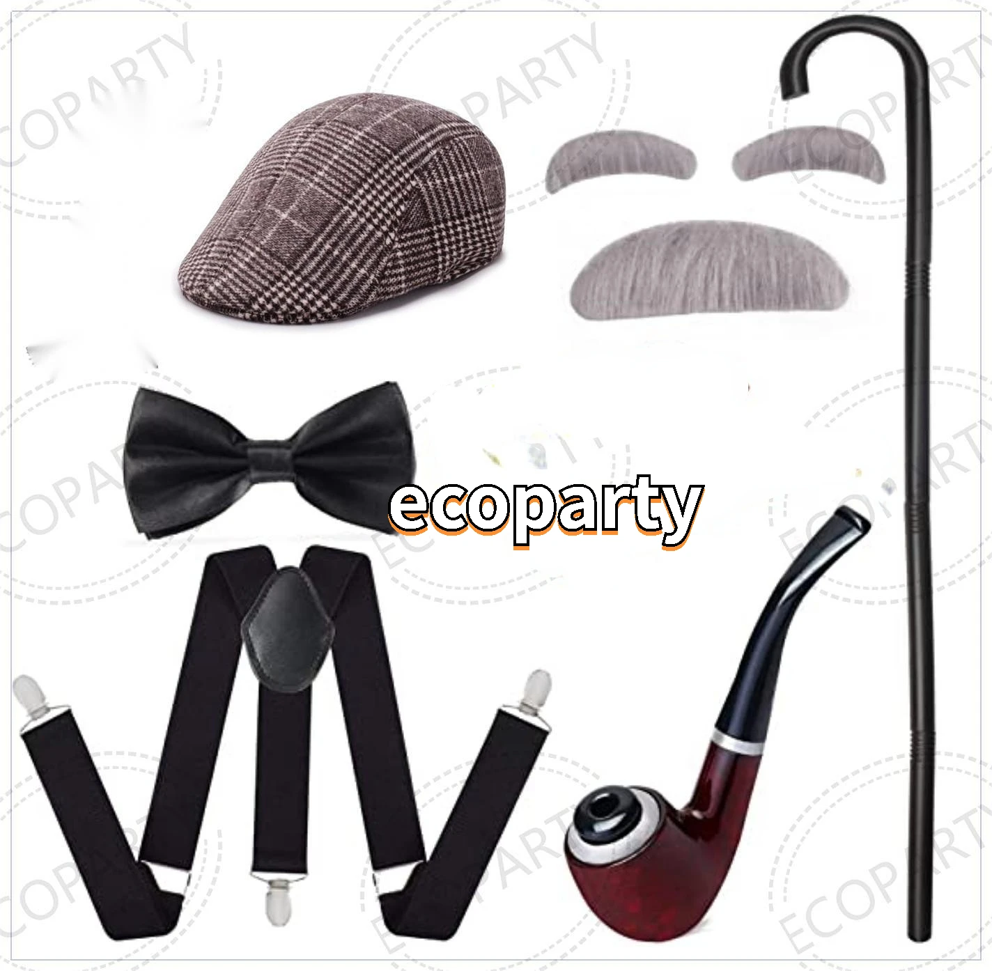 1920s Mens Gatsby Gangster Cos - огляд і ціна Men'S Accessories In The 1920S