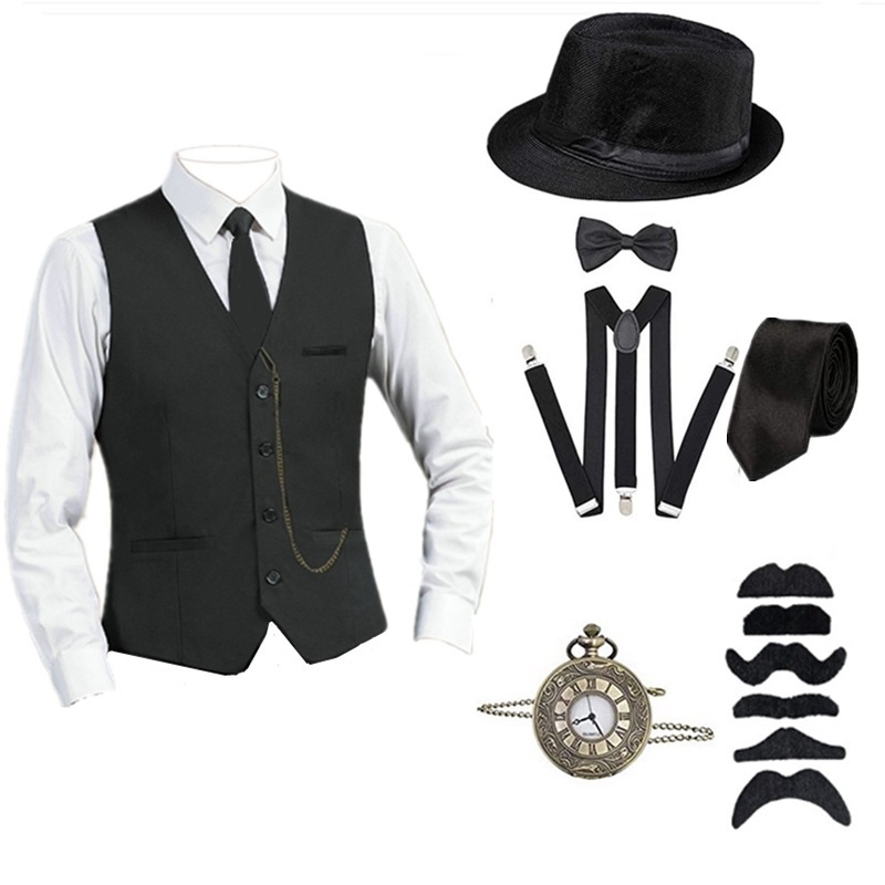 Halloween 1920s Men's Costume  - огляд і ціна Men'S Accessories In The 1920S