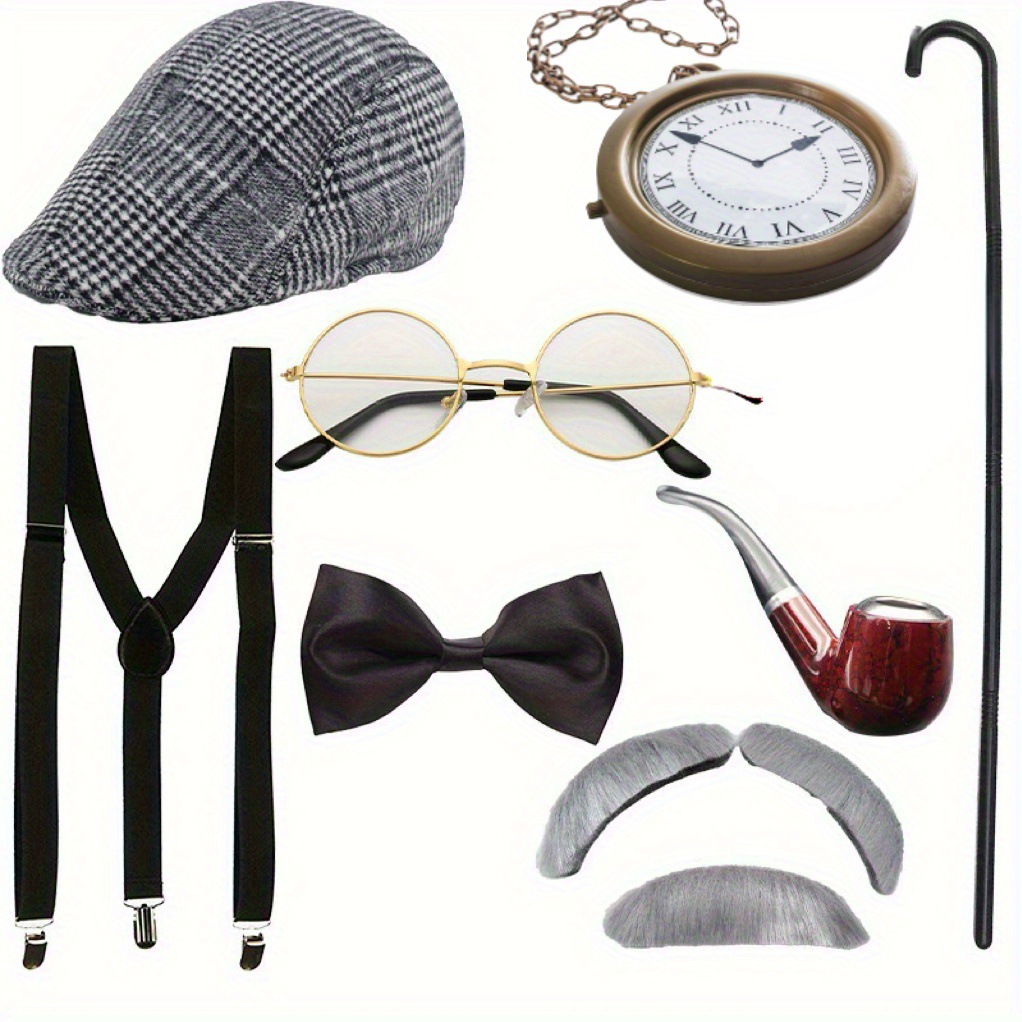 1920s Mens Gatsby Gangster Cos - огляд і ціна Men'S Accessories In The 1920S