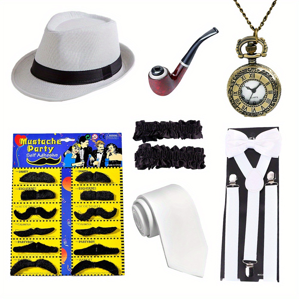 1920s Mens Gatsby Gangster Cos - огляд і ціна Men'S Accessories In The 1920S