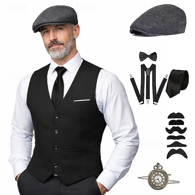 plus size Men 1920s Roaring Ga - огляд і ціна Men'S Accessories In The 1920S