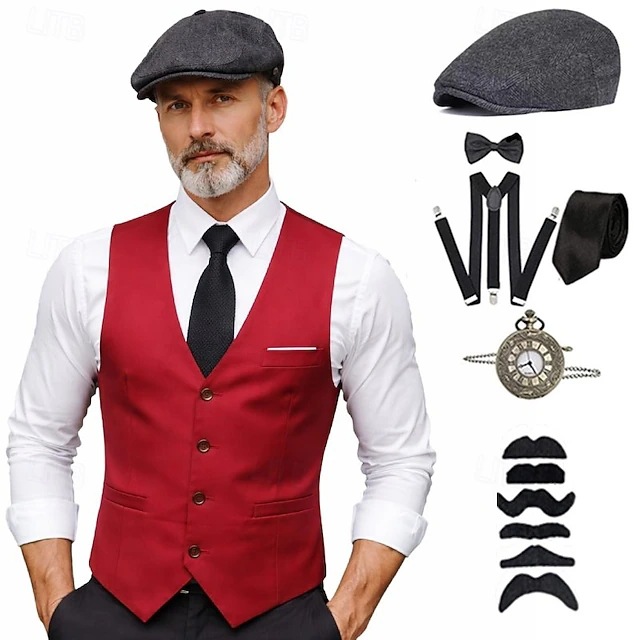 plus size Men 1920s Roaring Ga - огляд і ціна Men'S Accessories In The 1920S