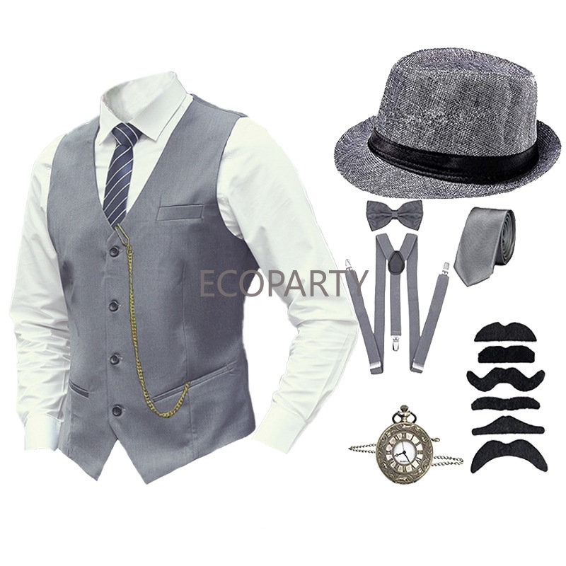 1920s Mens Great Gatsby Gangst - огляд і ціна Men'S Accessories In The 1920S