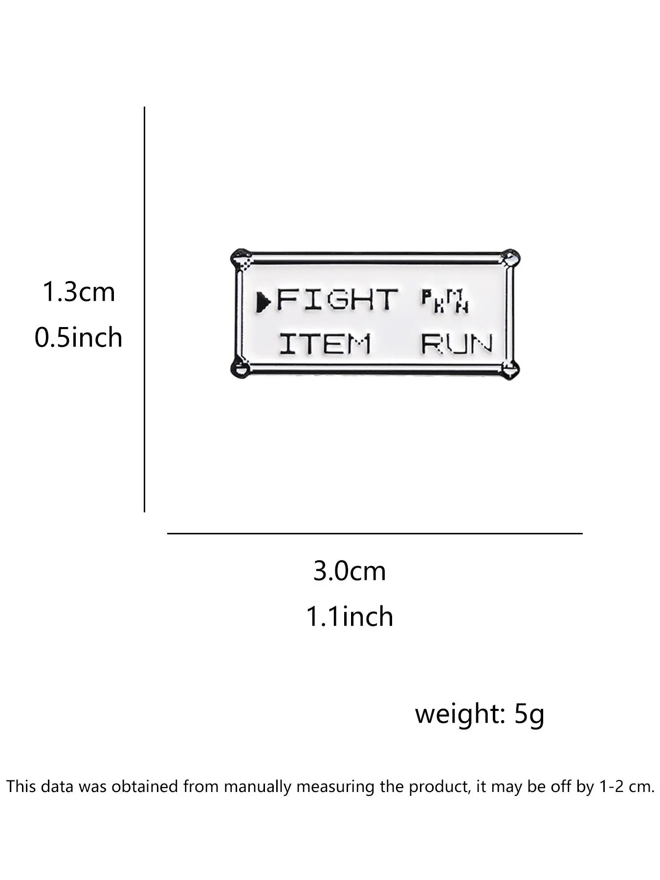 Letter Pattern Brooch, Alloy B - огляд і ціна Men Accessories All