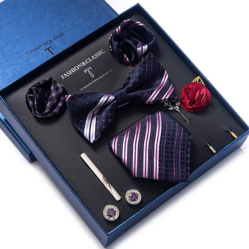Holiday Present Tie Handkerchi - огляд і ціна Neck Tie Set Box